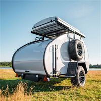 Pièces Standard European Trailer Camper Mini Teardrop Caravan à vendre
