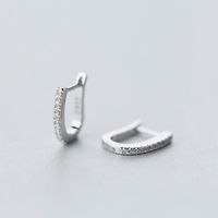 100% 925 echte sterling zilveren hoepel geometrische oor manchet clip op oorbellen voor vrouwen meisje tiener piercing oorbellen sieraden stud