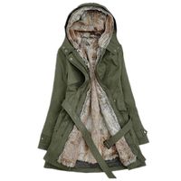 Giacche da donna Donna Giacca invernale 2021 Casual Ladies Basic Coat Warm Long Manica Parka