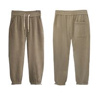 Nowa mikro modna zima luźny aksamitny spodnie z dzianiny elastyczne spodnie # 81320