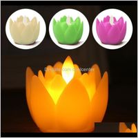 Décor & Garden Drop Delivery 2021 Electronic Led Candle Flickering Candles Lights Flame Swing Home Decor Halloween Christmas Party Decoration