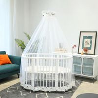 Beşik Netleştirme Nordic Tarzı Prenses Dantel Çocuklar Bebek Yatak Odası Gölgelik Sivrisinek Net Perde Yatak Dome Çadır