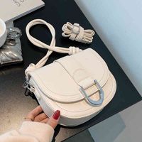 Luxury Armpit Bag 2021 New High-quality Pu Leather Women's Designer Handbag Solid Color Shoulder Messenger Bag
