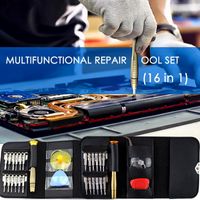 Professionelle Handwerkzeugsätze Schraubendreher Set 16 in 1 Torx Multifunktionale Öffnung Reparatur Präzision für Telefone Tablet PC