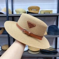 Дизайнерская крышка шляпа шляпа мода Мужчины Женщины подгоняют топ -шляпы высококачественные соломенные солнцезащитные шерстяные шапки