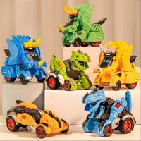 Novelty Games Toys Inertial impact deformation toy dinosaur ...