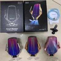 R9 Car Wireless Charger 10W Fast Charging Automatic Clamping...