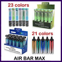 Hava Bar Lux Kutusu Tek Kullanımlık Sigara Max Elmas Cihaz Kiti Dahili 500mAh Pil 2.7ml Vape Pods 1000 Puffs Dab Kalem 100% Kalite