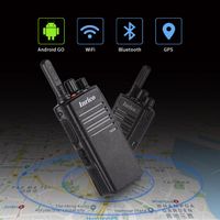 Inrico T522A Est Walkie Talkie Talkie App 4G Network Talk Radio GPS Bluetooth Téléphone robuste Portable 50km 100 km