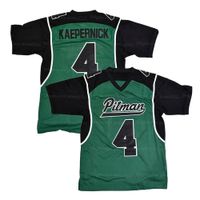 Custom Colin Kaepernick 4# High School Football Jersey Embroidery Stitched Green Any Name Number Size S-4XL Jerseys Top Quality