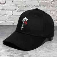 Trapstar Rose Embroidery Baseball Cap For Men Women Hip Hop ...