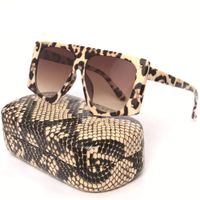 Eyewear Moda de gran tamaño Diseñador Leopardo Mujer Gafas de sol Venta al por mayor Ladies 2022 Gafas de sol Gafas de sol