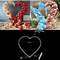 Party Decoration 150cm DIY Heart Shape Balloon Arch Stand Pl...