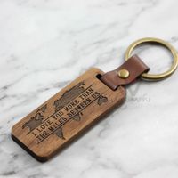 UI 2021 Mode-Leerzeichen Schlüsselanhänger Riemen Custom Luxus Holz Auto Keychain
