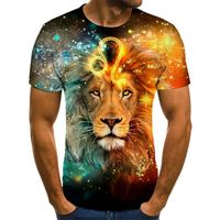 Youth Lion Mens T-Shirt Animals V-Neck Tank Top Vest Tshirt D893 