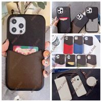 Fashion Designer Card Wallet Phone Cases & airpods for iphone 13 12 11 Pro max Case 11PMax X XR XSMax 7P 8P 7 8 with orginal box packing 070914