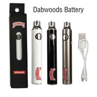 DABWOODS 510 Thread-Batterien 650mAh Vorwärm-Verdampfer-Stift-Patrone Batterie Elektronische Zigaretten-Variablenspannung USB-Kabel Verpackungsbox