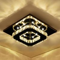 Tavan Işıkları Lamba Kapalı Kristal LED Modern Yaşam Restoran Koridor Salonu Dekorasyon