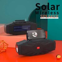 Solar Portable Bluetooth Speaker Wireless Bass Subwoofer Out...
