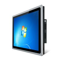 12.1 inch Intel Core i3-4120U capacitive touch screen embedded industrial tablet PC all-in-one computer for RS232 COM Win 10 Pro