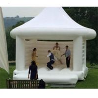 Adults kids 4. 5x4m or Customed White Wedding Commercial Infl...