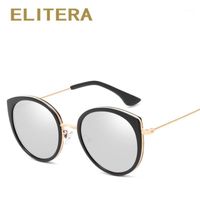 Óculos de Sol Elitera Cat's Olho Óculos 2021 Mulheres Personalidade Tendência Metal Quadro Óculos Mulheres