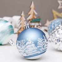 Parti Dekorasyon Adorouse 30 Adet Noel Topları 60mm Plastik Çok Renkli Ağaç Süsler Navidad Dekor Yıl 2021