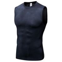 Heren Top 3D Gedrukt Vest Pro Fitness Running Training Bodysuit Stretch Sneldrogend Sport Ondergoed Gym Kleding