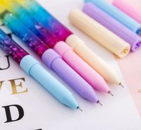 Rainbow Drift Piasek Kreatywny Ballpoint Długopisy Glitter Kryształ Kolorowe Dzieci Nowość Papiernicze Prezent Biuro Zabawa Wydanie Relaks Graj Piłek