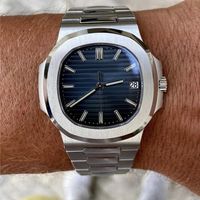 Leading the New&#039;s Era Men Watch Stainless Steel Solid Bracelet Deep Blue Ocean Dial Sapphire Glass Automatic Movement Mechanical Suitable for Casual Sport Watches