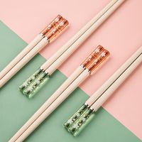 Chopsticks 5 Pairs Fiberglass - Reusable Dishwasher Safe Modern Design Fashionable Color