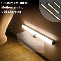 10cm 21cm 29cm Long Strip Under Cabinet Light Magnetic Closet Motion Sensor Lamp For Home Kitchen Wardrobe lighting