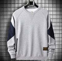 2021 camiseta de manga larga Hombre Primavera y tops de otoño Tendencia Suéter de fondo suelto Suéter