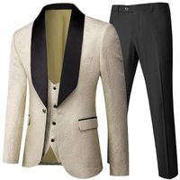 Erkek Suit Blazers Ziyafet Tüy Kabartma Süreci Tasarımcı Blazer Ceket Pantolon Yelek / Erkekler 2022 Takım Emlak Yelek Pantolon 3 Pie