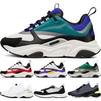 Çeşitli Renkler Stilleri B 22 24 Erkekler Koşu Ayakkabıları Eğitmenler Runner Fransız Yansıtıcı Eğik Yana Bulunan Motif Beyaz Kadın Sneakers No-Box! EUR46 US12.5 EUR47