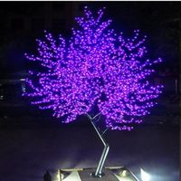 1.5m1.8m 2.0m 2.5m 3.0m Altezza Altezza Altezza Outdoor Albero di Natale Artificiale LED Cherry Blossom Tree Light 1150pcs LED Tronco d'albero diritte