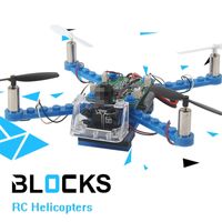 RC Helicopter DIY Building Blocks Drone 2.4G 4ch Mini Ladrillos 3D Quadcopter Montaje Juguetes educativos 220118