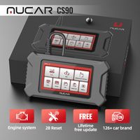 Mucar cs90 bil diagnostik verktyg professionell obd2 scanner 28 återställ service ECM system funktioner kodläsare livstid fri