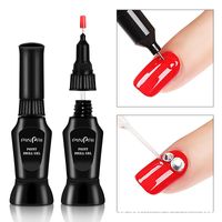 Nail Gel 10ml Adhesive Lim UV Acrylic Rhinestone Glitter Dekoration Point Drill With Needle Manicure Tool Clear Lacquer