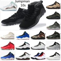 2023 Jumpman 10s zapatos de bsaketball Chicago gris negro alas infrarrojas bosque camufla