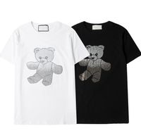 Erkek Tasarımcısı Moda Sıcak Damgalama Teknolojisi Eğilim erkek Eğlence Sokak Kadın Nefes T-shirt Lüks Toptan Kalite 100% Pamuk Boyutu S ~ 2XL