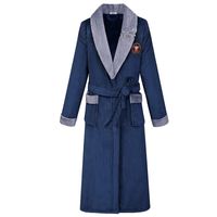 Мужские сонные одежды мужской фланелевой халат зимний халат платья с длинным рукавом коралловый флис кимоно повседневная мужская ночная одежда плюс размер 3xL 4xL