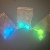 Lichtgevende roken Accessoires Glow in Dark Terp Smurper Pearls Kralen voor Glas Water Bong Quartz Banger - 3 stuks in een zak