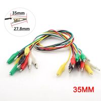 wire double- ended crocodile test jumper clips electrical diy...