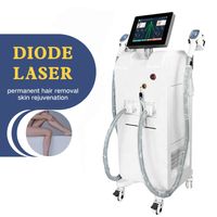 2022 Hair Removal Diode Laser double Handles popular 755nm 8...