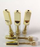 Gold Vape Cartridges Тележки Пустые Концентраты Распылители 510 Резьбовые Испарители Тележка 0,8 мл / 1.0 мл готов к отправке