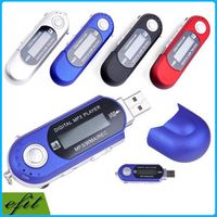 Mini USB Digital MP3-speler met TF-kaartlezer LCD-scherm Flash Muziekspeler WMA REC FM Radio AAA Batterij Meerdere taal
