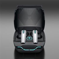 Neue drahtlose Gaming-Ohrhörer Bluetooth Headset Niedrige Latenzzeit Leuchtende Kühltaktionen Ohrhörer Kostenloser DHLA35A17A09
