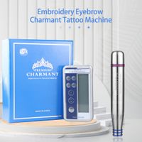 Koreański profesjonalny haft brew Charmant Tattoo Machine Pen dla MTS Semi-Stały Makijaż Mikroblading Liner Shader