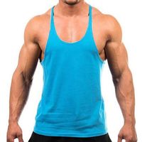 Herren Tank Tops Baumwolle Herren Bodybuilding O Neck Gym Fitness Singlet Mode Männlich Sleeveless Hemd Sport Workout Unterhemd Kleidung